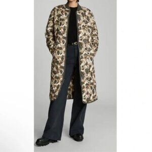 NWT EVERLANE Renew Long Liner Camo Jacket Size XS